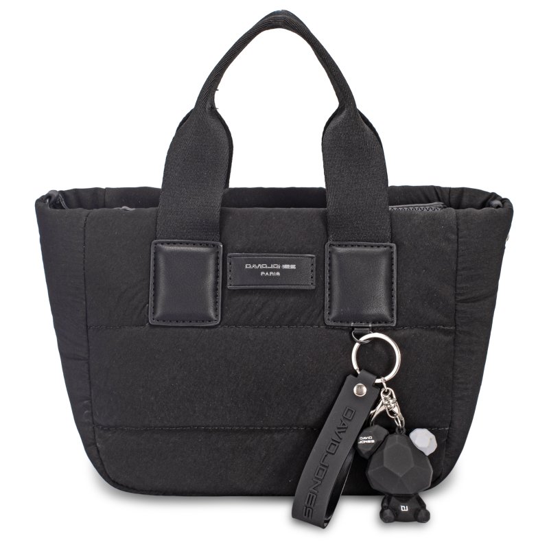 David Jones David Jones Black Quilted Twin Handle Handbag