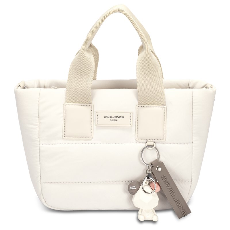 David Jones David Jones Almond Quilted Twin Handle Handbag