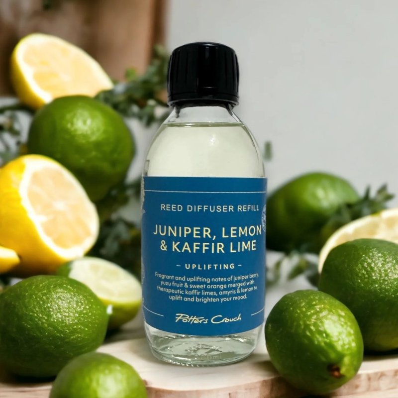 Potters Crouch Potters Crouch Wellness Uplift Juniper, Lemon & Kaffir Lime Diffuser Refill