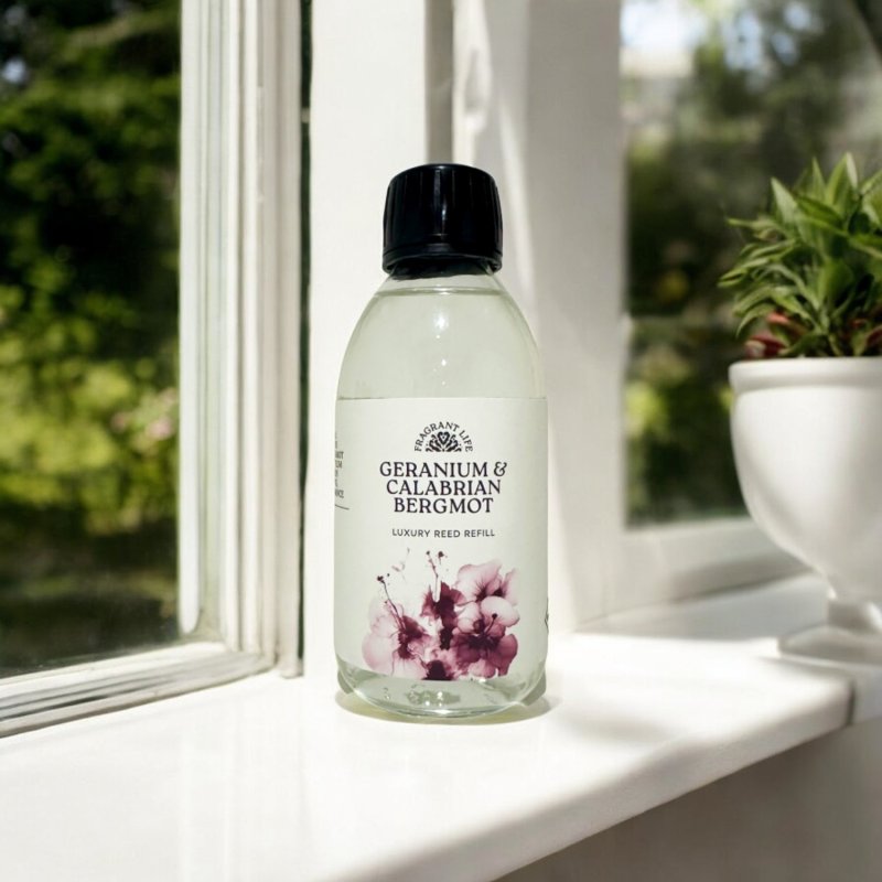 The Fragrance House Fragrant Life Geranium and Calabrian Bergamot Diffuser Refill