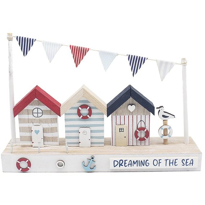 Shudehill Shudehill Love & Affection Dreaming Of The Sea Beach Hut Scene Ornament