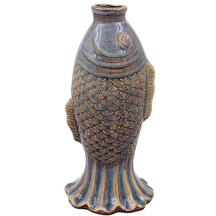 Shudehill Shudehill Blue Fish Vase
