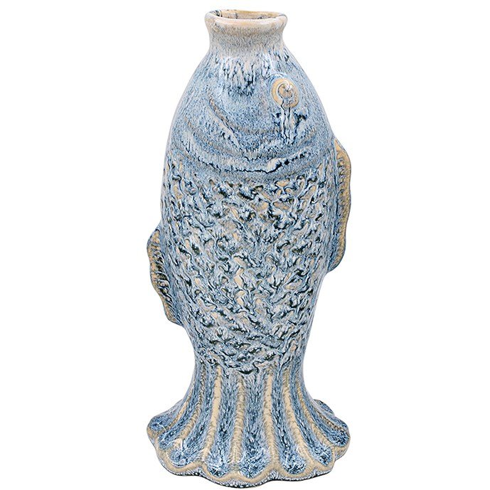 Shudehill Shudehill Pale Blue Fish Vase
