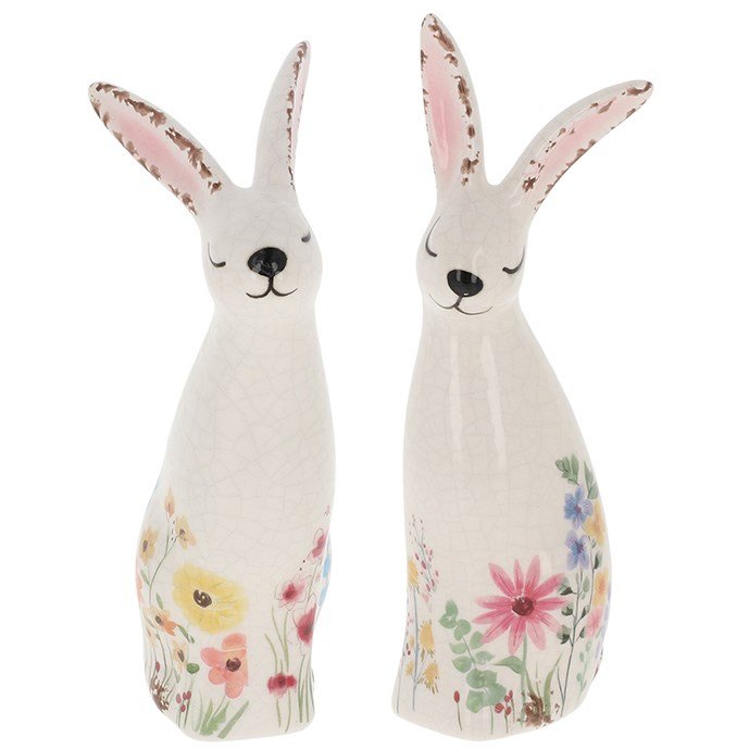 Shudehill Shudehill Small Crackle Bunny Ornament