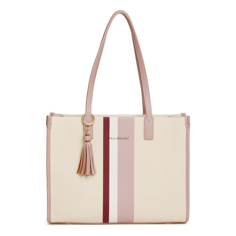 Alice Wheeler Madrid Tote Bag Pink