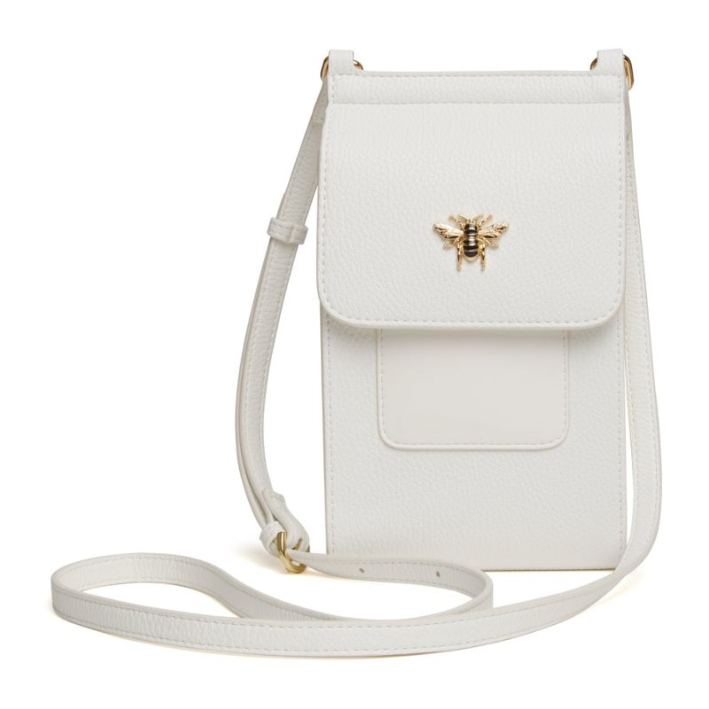 Alice Wheeler Bloomsbury Cross Body Bag White
