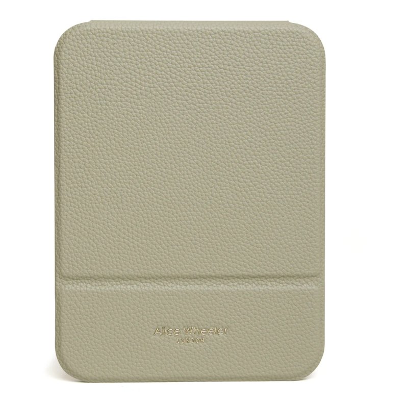 Alice Wheeler Folding Travel Mirror Pistachio