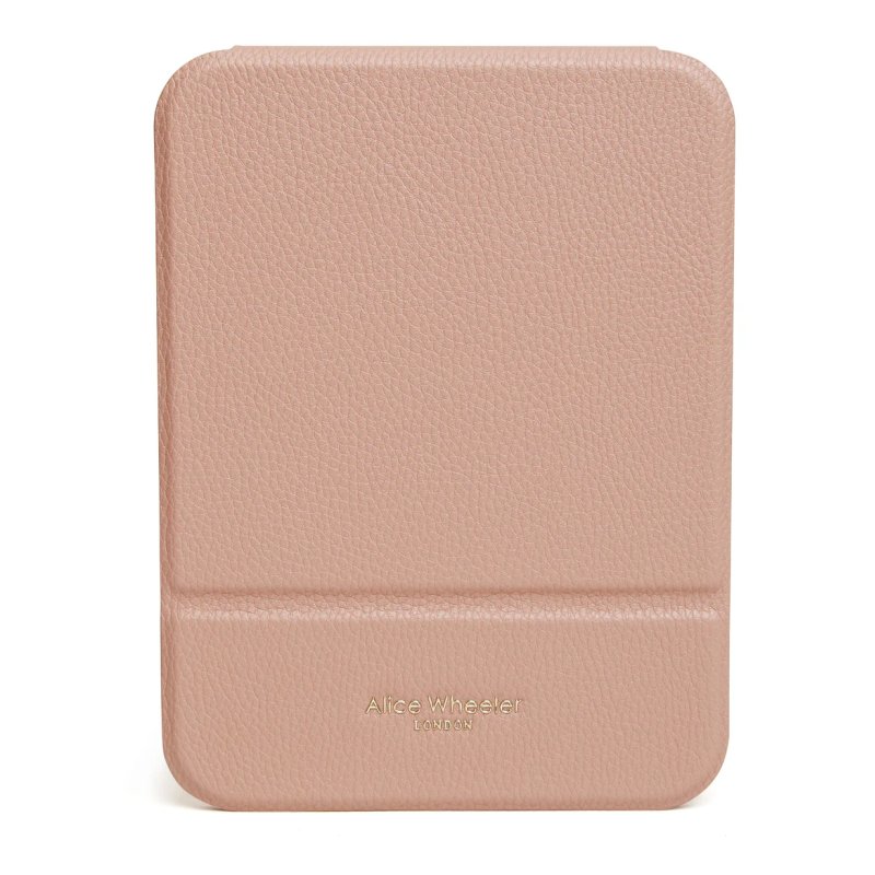 Alice Wheeler Folding Travel Mirror Pink