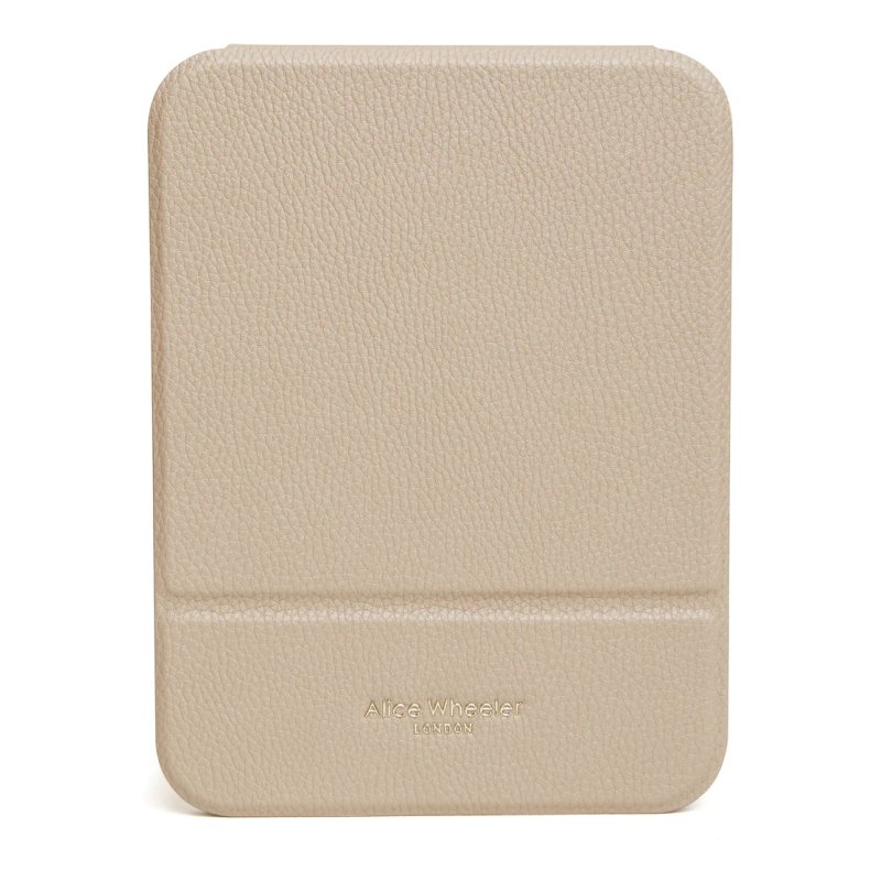 Alice Wheeler Folding Travel Mirror Stone