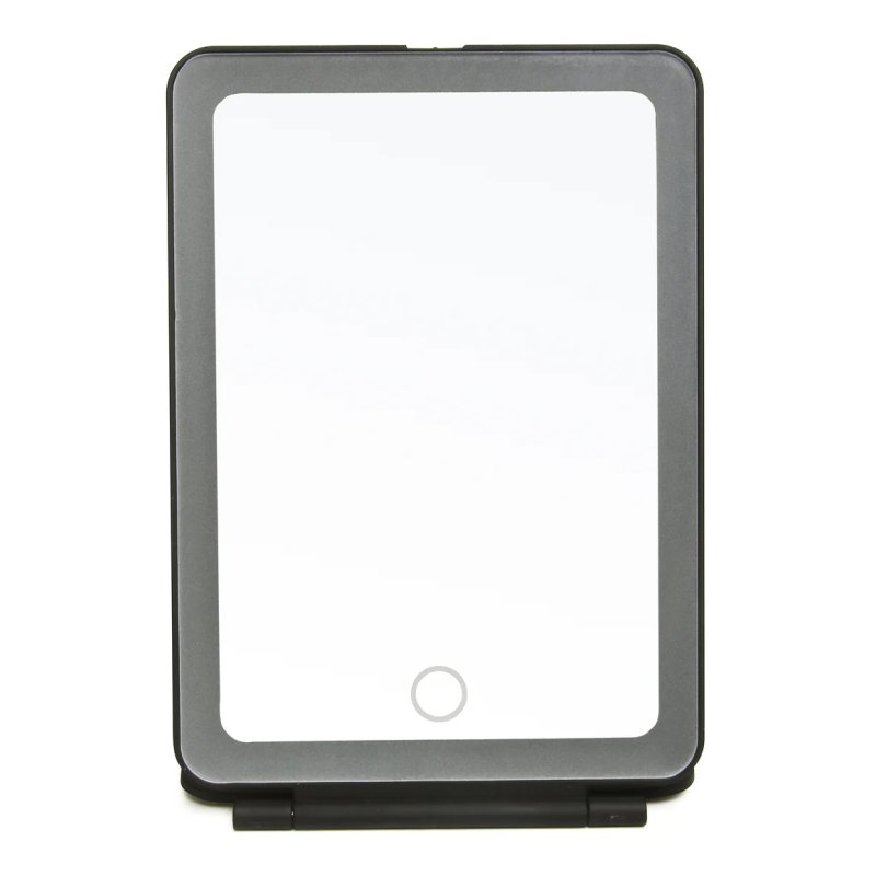 Alice Wheeler Soft Touch LED Mirror Black