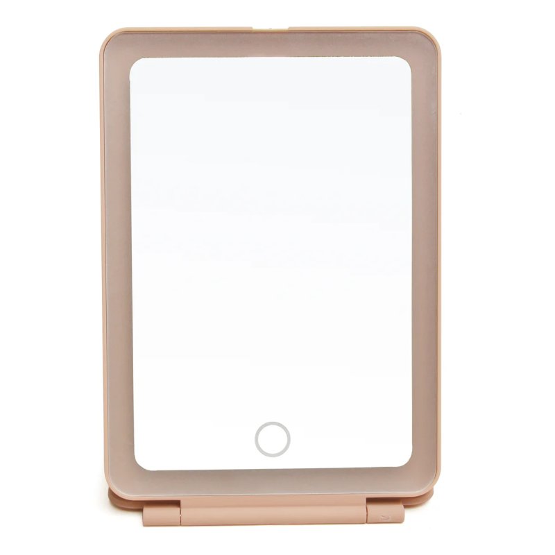 Alice Wheeler Soft Touch LED Mirror Pink