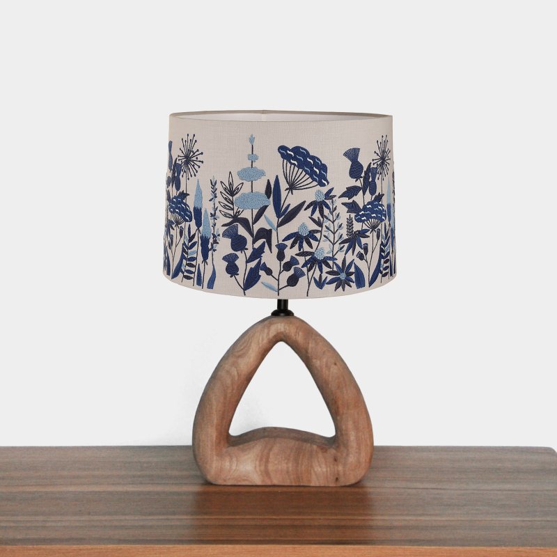 Aquarelle Home Aquarelle Home Llewellyn Mini Table Lamp With Ezra Bluebell Shade