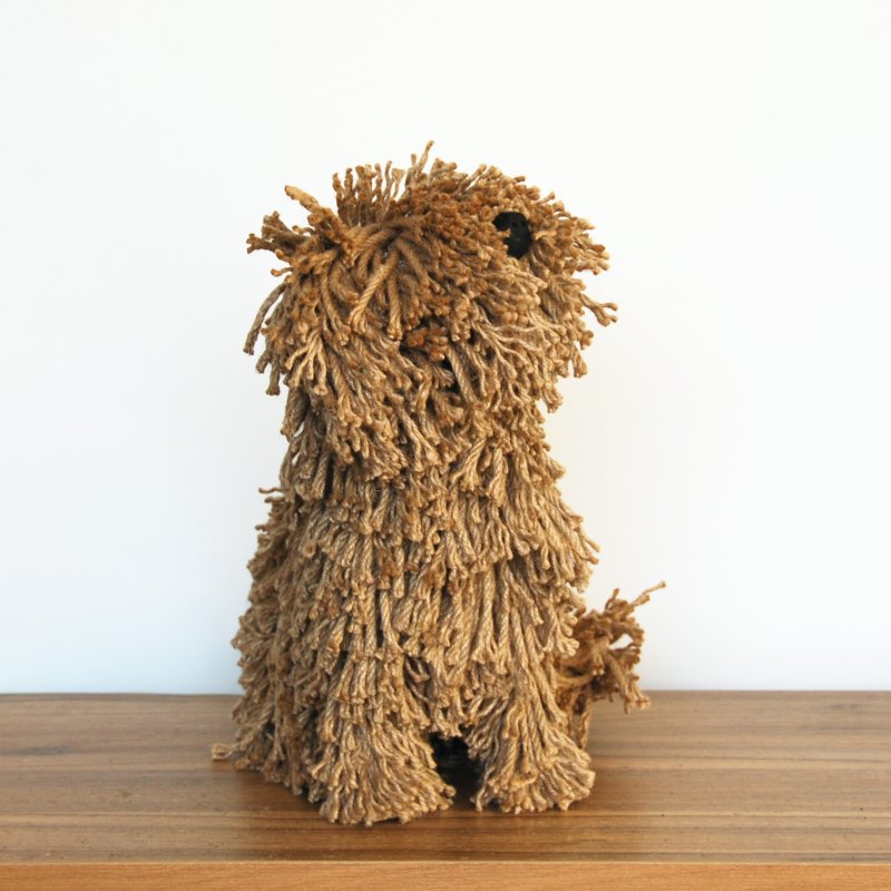 Aquarelle Home Aquarelle Home Natural Dougal Dog Sitting Sculpture