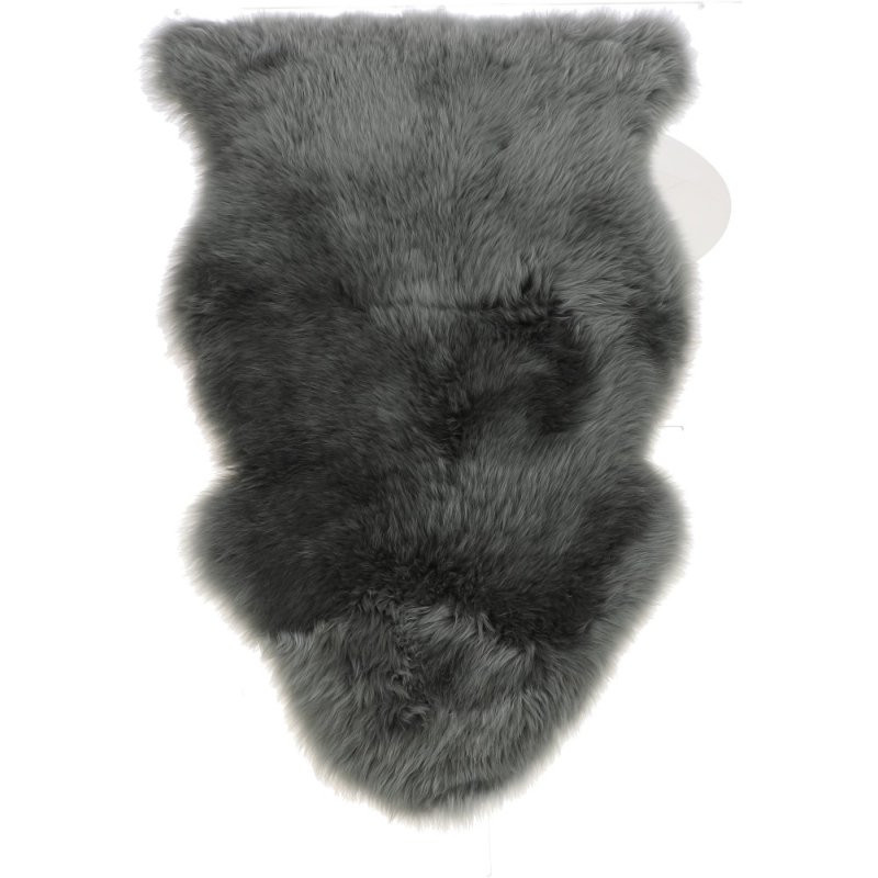 Ashwood Leather Sheepskin Rug Grey