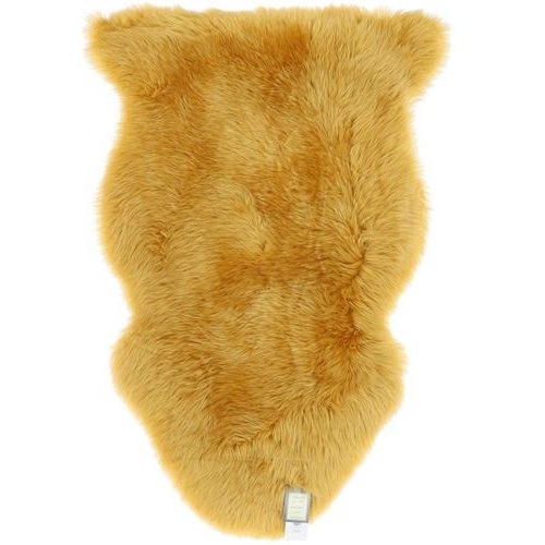 Ashwood Leather Sheepskin Rug Ochre