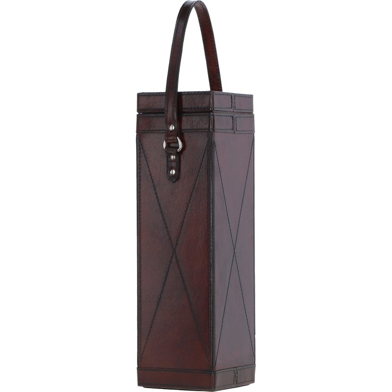 Ashwood Leather Single Wine Bottle Carrier