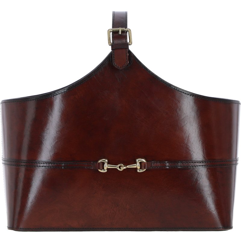 Ashwood Leather Magazine Basket