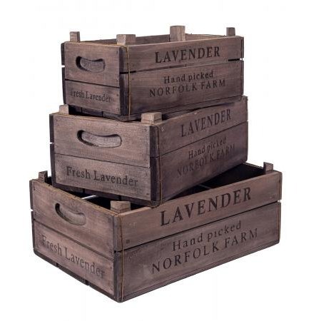 Quirky Barn Quirky Barn Set of 3 Lavender Boxes