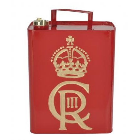Quirky Barn Quirky Barn Red Crown Oil Can