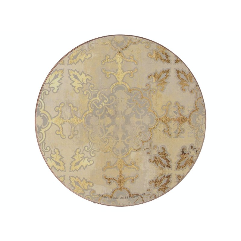 Creative Tops Creative Tops Gold Impressions Set of 4 Round Coasters