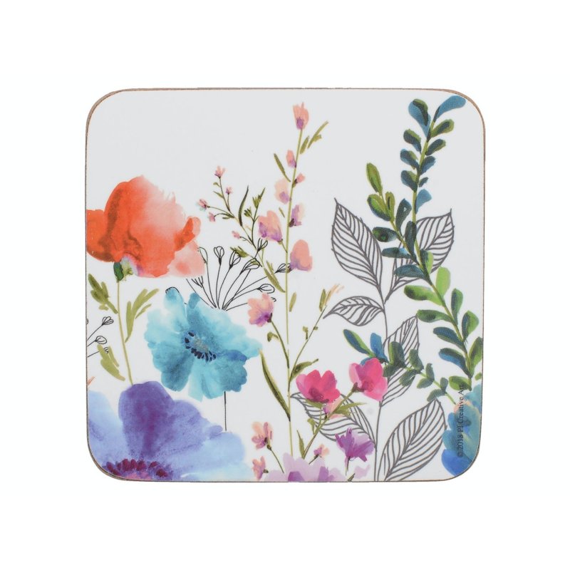 Creative Tops Creative Tops Meadow Floral Set of 4 Coasters