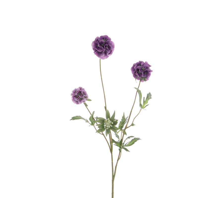 Floralsilk Purple Scabiosa Stellata Spray