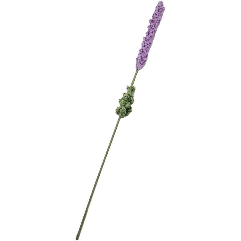Zelly Crochet Lavender Stem Lilac