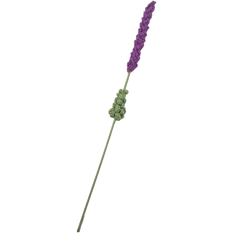 Zelly Crochet Lavender Stem Purple