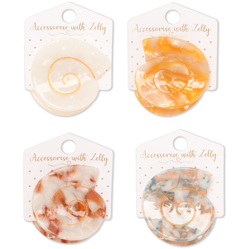 Zelly Hair Claw Shells Group