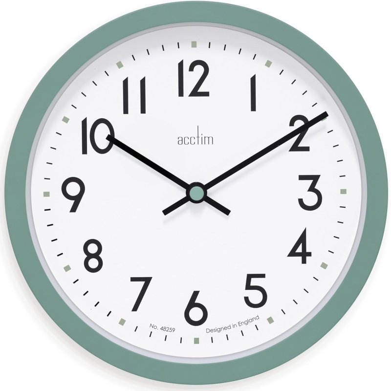 ACCTIM Acctim Elstow Meadow Green 20cm Wall Clock