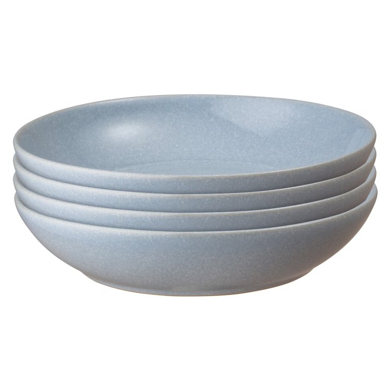 Denby Denby Sky Blue Set of 4 Pasta Bowls