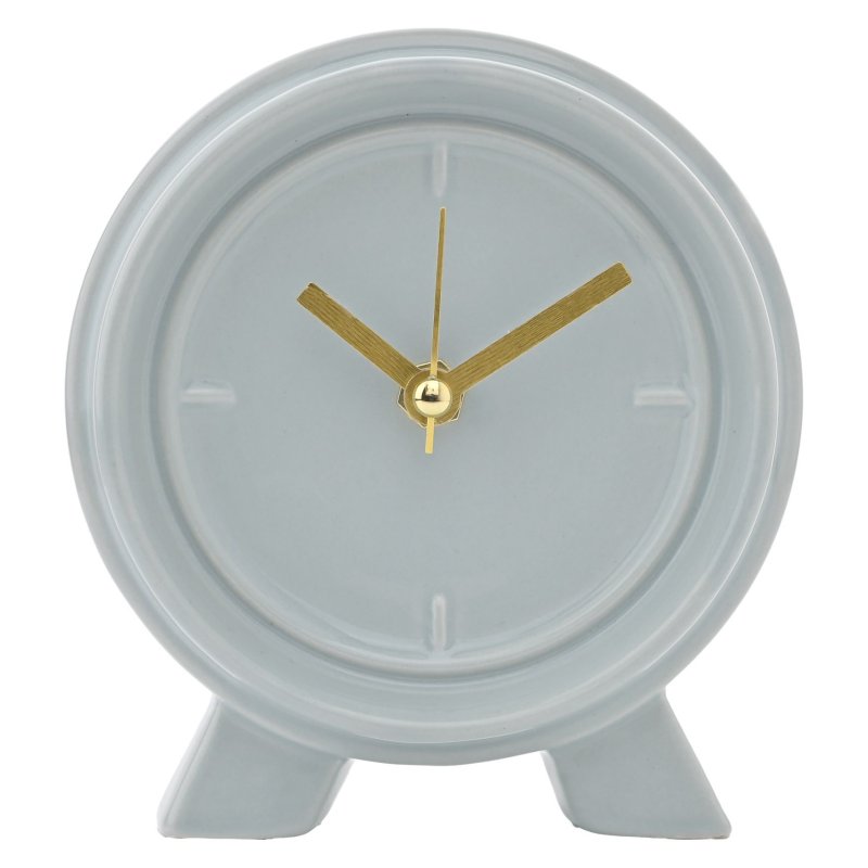 Widdop Interval Ceramic Mantle Clock Ocean Blue