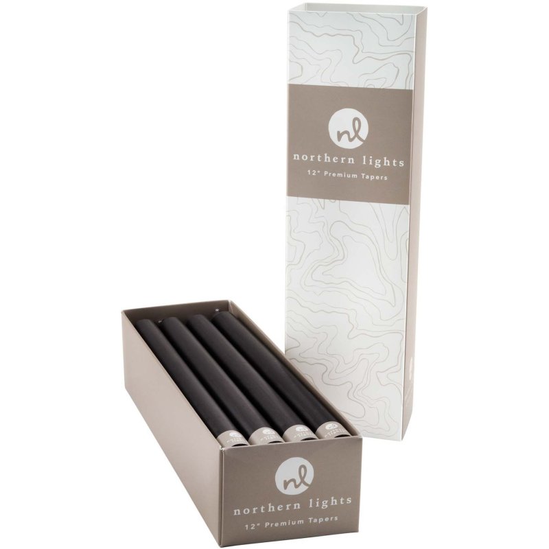 Widdop Northern Lights 12" Taper Candle Graphite