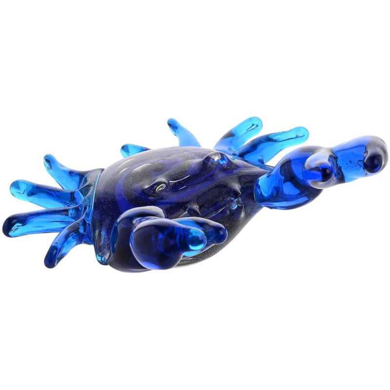 Widdop Objets D'Art Miniature Glass Blue Crab