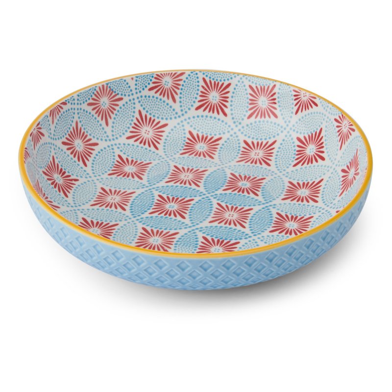 Mikasa Mikasa Blue Mosaic Pasta Bowl