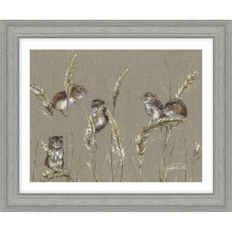 Artko Artko Harvest Assembly Framed Print