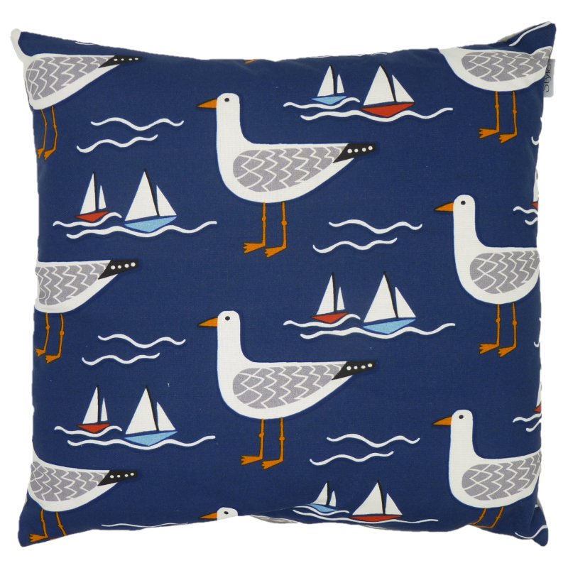 Style Seagulls Cushion Navy