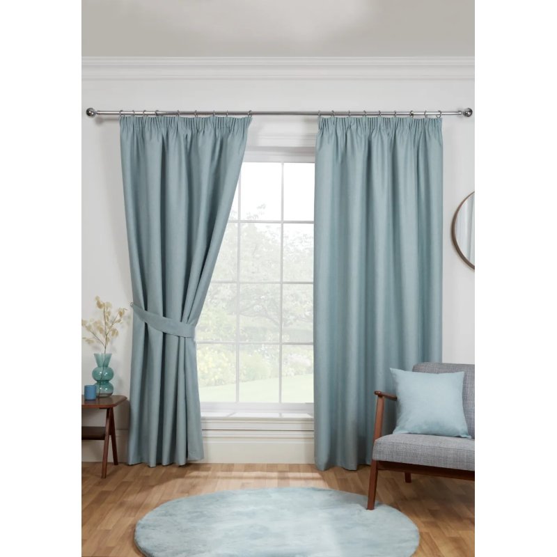 Sundour Eclipse Blackout Curtain Duck Egg