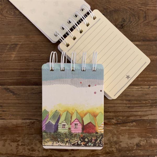 Alex Clark Beach Huts Small Spiral Pad