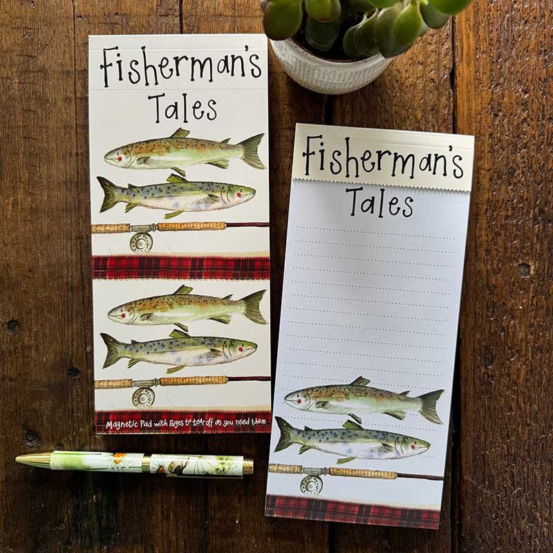 Alex Clark Fisherman Tales Magnetic Notepad