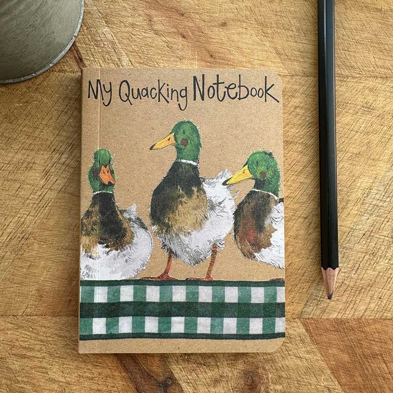 Alex Clark Happy Mallards Small Kraft Notebook