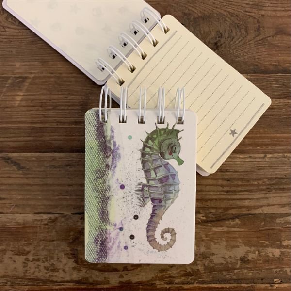 Alex Clark Seahorse Small Spiral Pad