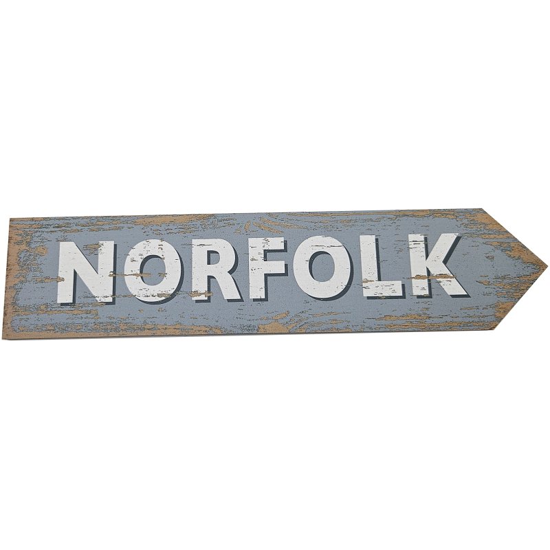 Zippy & George Norfolk Grey Directional Sign