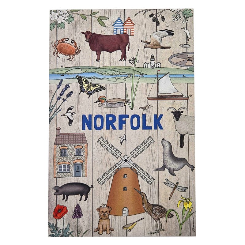 Zippy & George Norfolk Mulit Icons Plaques small