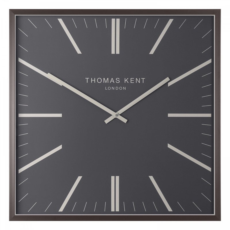 Thomas Kent 24" Garrick Graphite Wall Clock