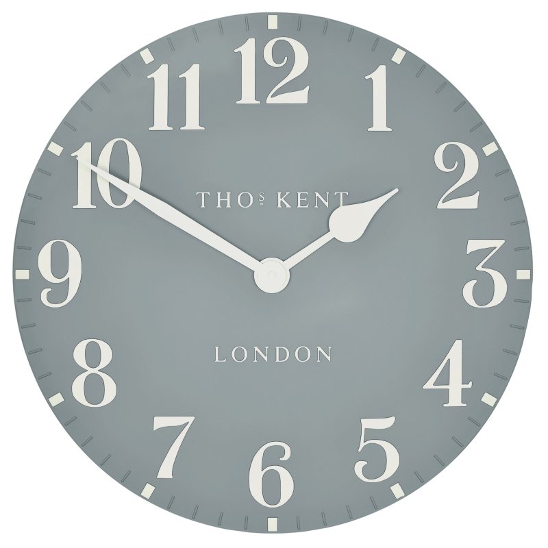 Thomas Kent 20" Arabic Flax Blue Wall Clock
