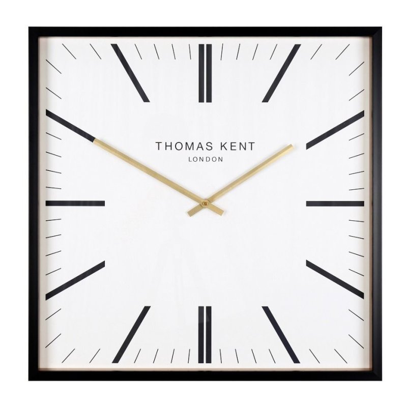 Thomas Kent 16" Garrick White Wall Clock