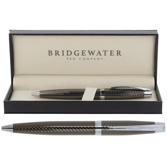 Bridgewater Pens Lancaster Gunmetal & Chrome Ball Pen