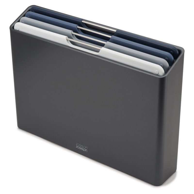 Joseph Joseph Editions 4 Piece Large Graphite Chopping Board Set