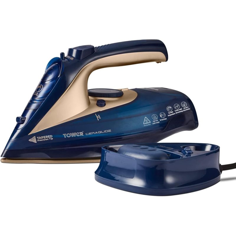 Tower Ceraglide 2400W Cord/Cordless Iron